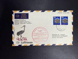 Lufthansa Erstflug Osaka - Düsseldorf 1969