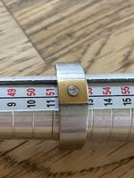 D‘ARSY Ring Stahl und 750 Gold