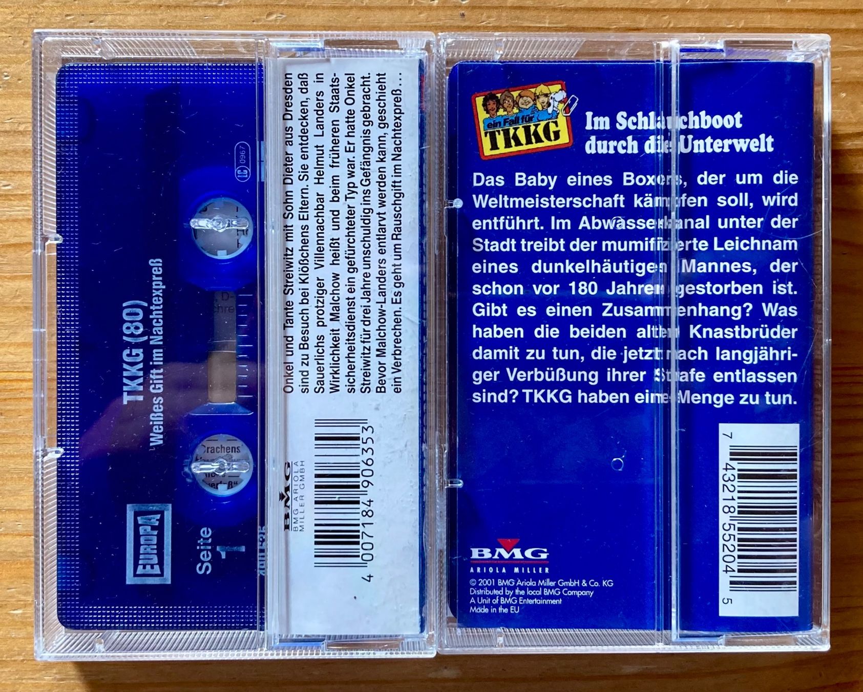 Kompaktkassetten: 2x TKKG (Europa-Hörspiele) – Gebraucht aus Zürich von Djmotionch 2
