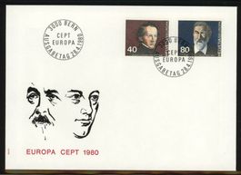 1980, FDC, Europa (640–641)