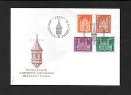 FDC Serie 391 - 394 Baudenkmäler ET Bern 4.2.1963