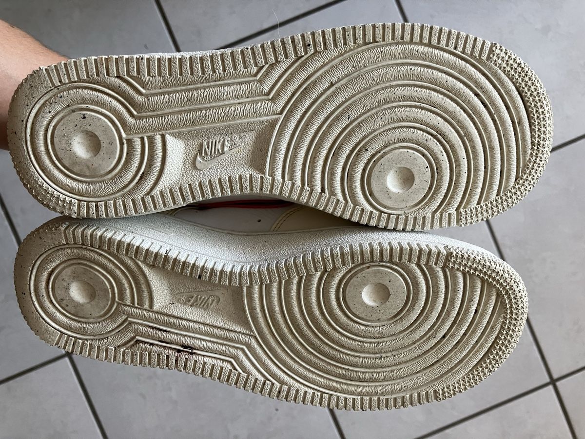 Nike Scarpe da uomo: Nike Air Force 1 '07 Weiss/Rot Grösse 38 – Usato da Winterthur venduto da Felix333 5