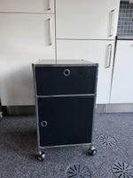 Rollcontainer schwarz mit Schublade gebraucht