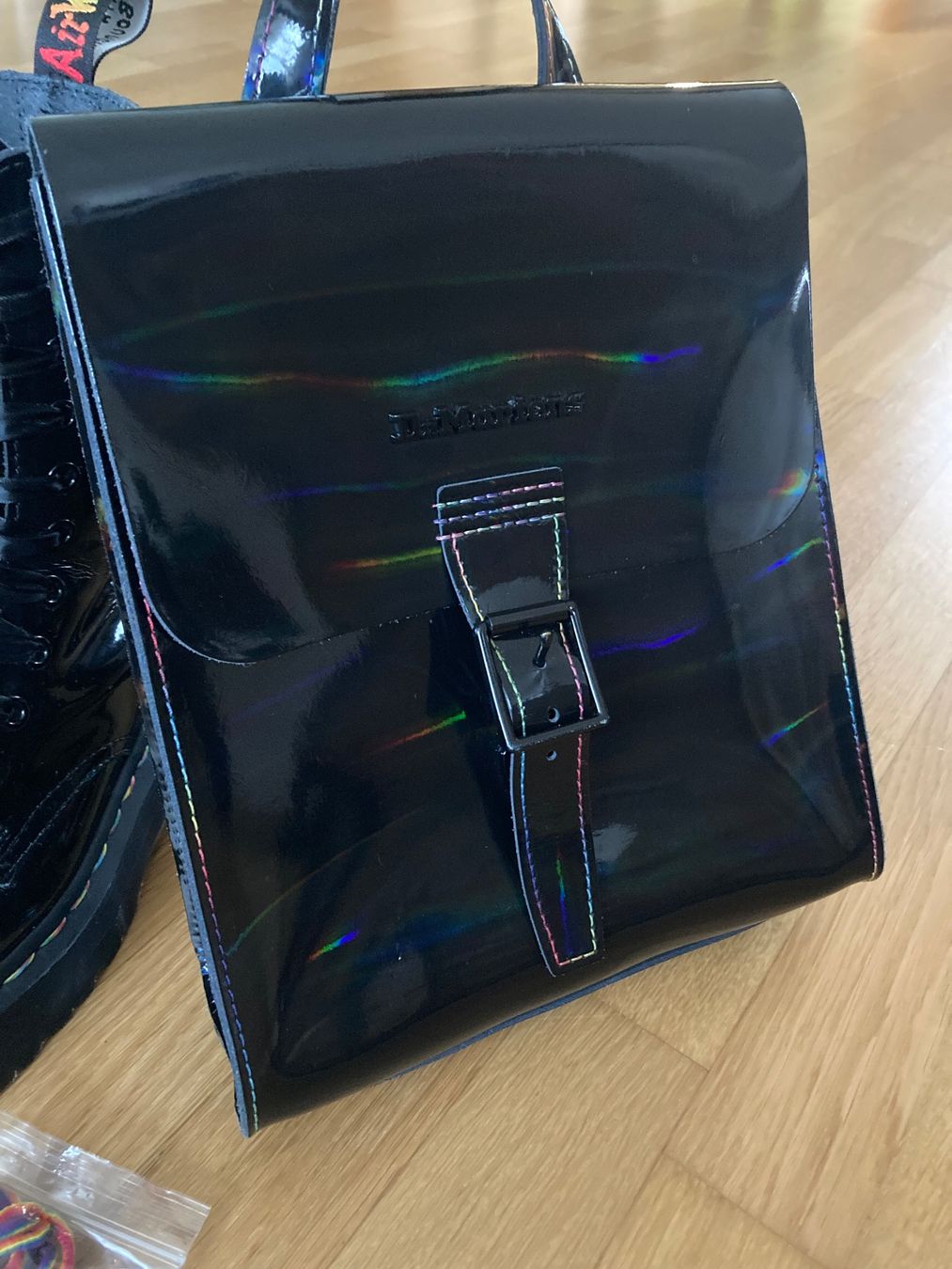 Dr. Martens Scarpe da donna: Dr. Martens Jadon Hi und Rucksack Set – Usato da Hitzkirch venduto da eve_may 8