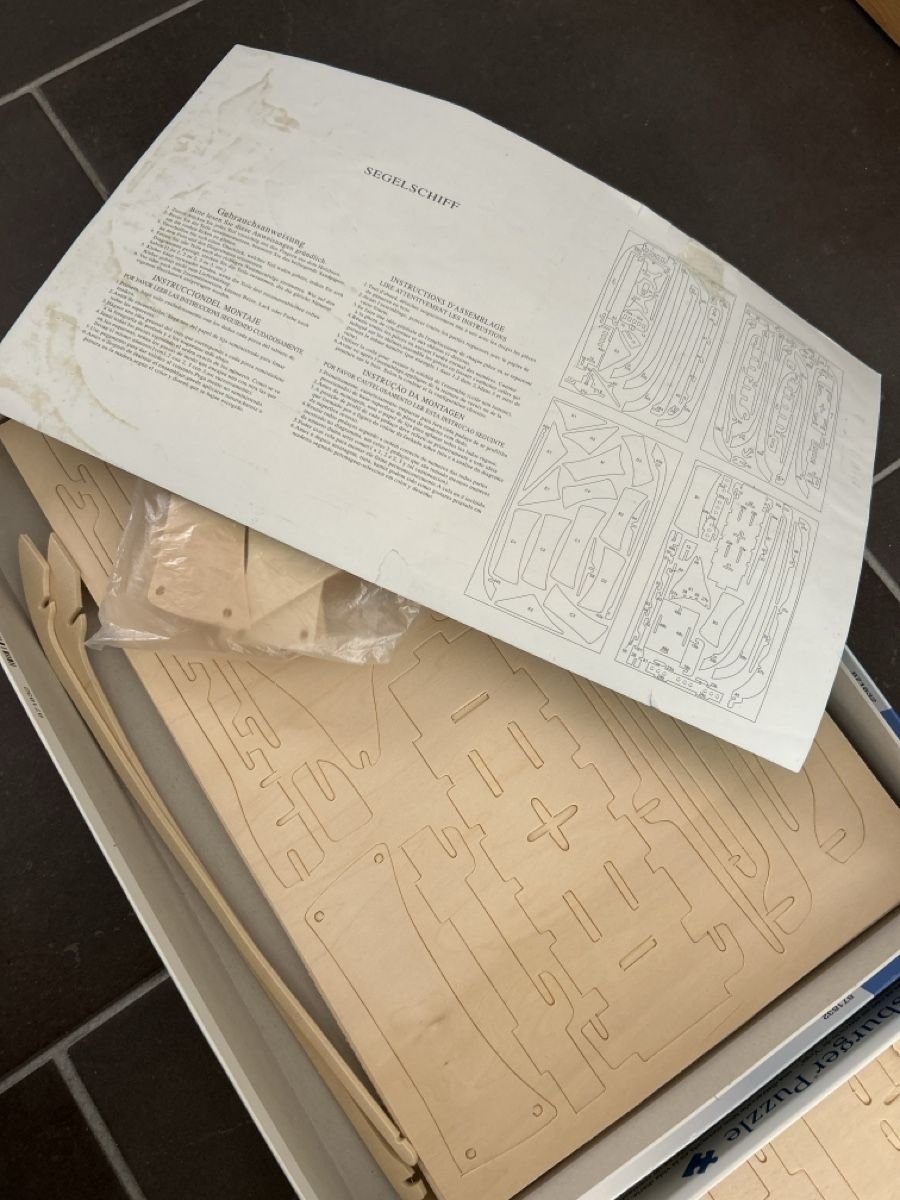 Puzzle: 2 Holzpuzzles - Segelschiff und LKW – Nuovo (secondo la descrizione) da Winterthur venduto da Guizza93 1