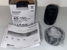 Panasonic G Vario Lumix 45-150mm / f 4.0-5.6 ASPH. (für MFT)