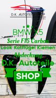 BMW Kotflügel Kiemen mit X5M Emblem X5 Serie F15, Schwarz Ne