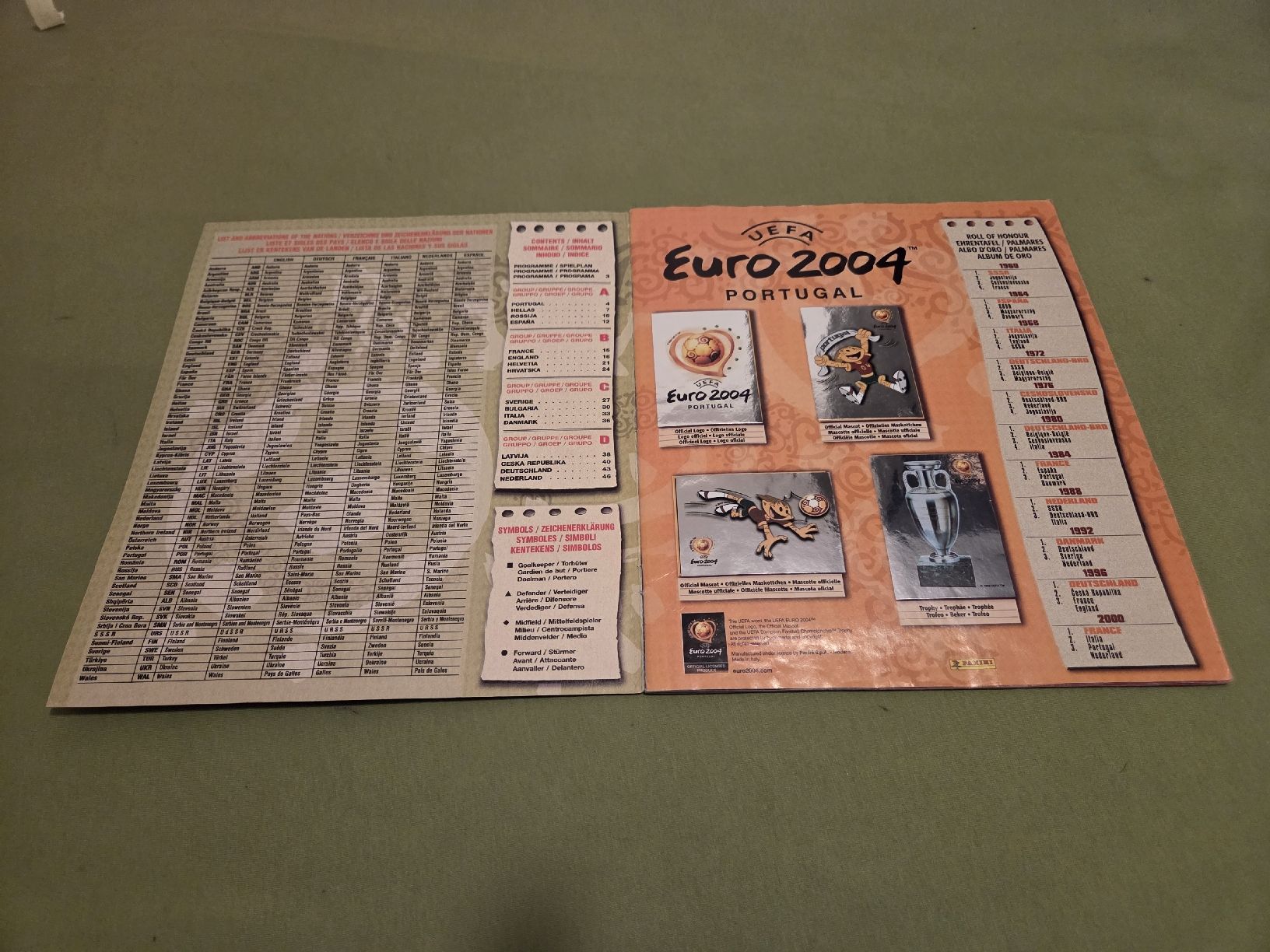 Panini Album: Panini Album EM 2004 komplett  – Usato da Embrach venduto da MamaSantos 1