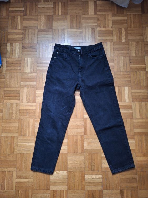 Schwarze Zara Jeans, Grösse 38, Top Zustand 1