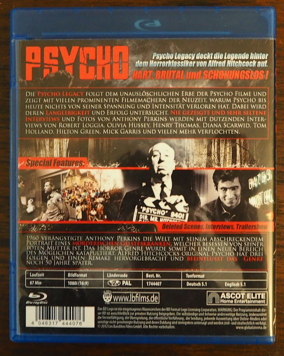 Tutti i DVDs: Psycho Legacy – Usato da Chur venduto da dluli 1