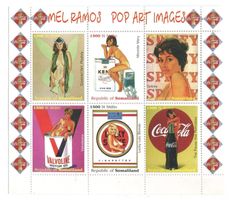 Block "Pin-up. Coca-Cola". Somalia.