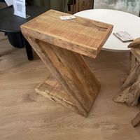 Beistelltisch Zick Zack Mangoholz natur