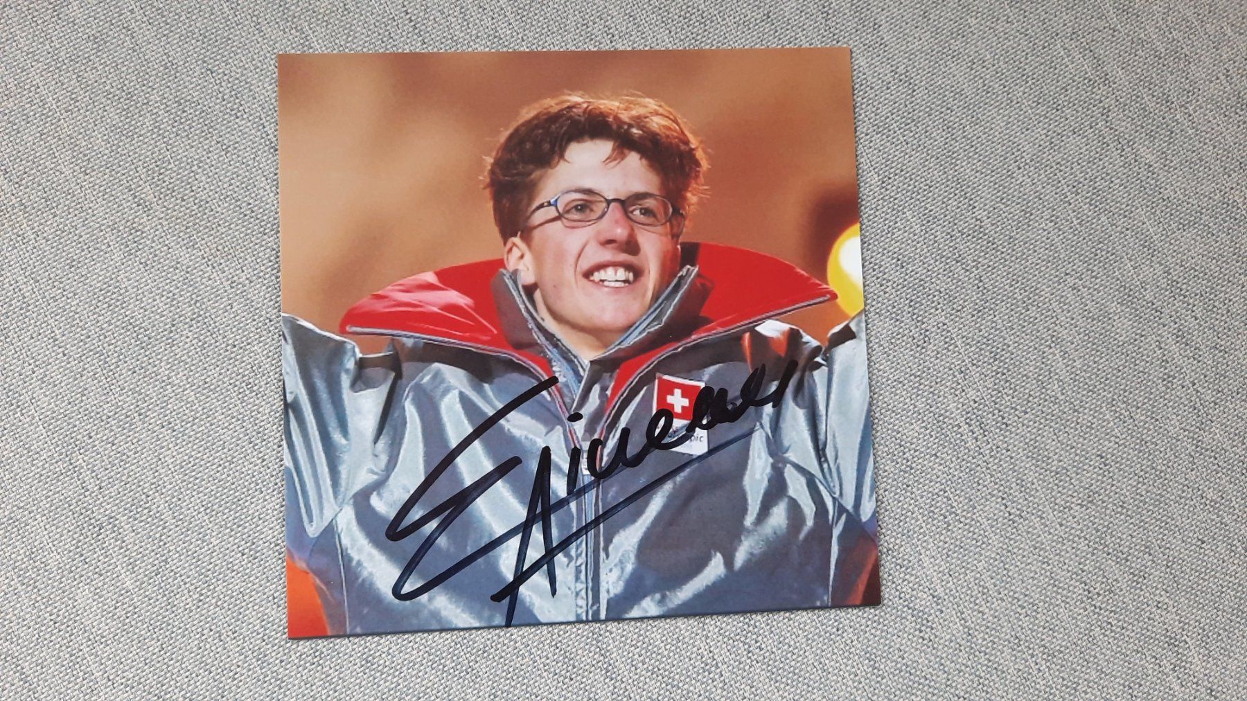 Autografi: Autogramm Simon Ammann – Usato da Schmerikon venduto da Olympia04