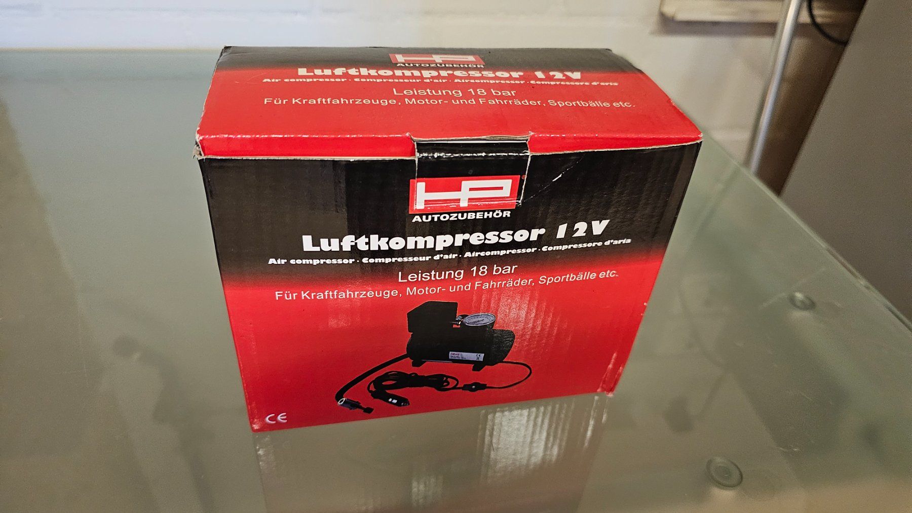 Compressori: Luftkompressor 12V Leistung 18 bar neu ab Fr. 1.- – Nuovo e nell'imballaggio originale da Koppigen venduto da Bracher_Mail-House 1