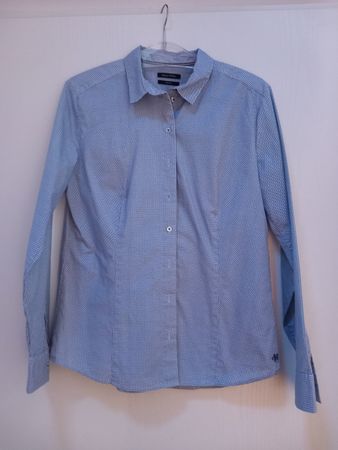Business Hemdbluse,blau,Stretch, Marco o polo,40