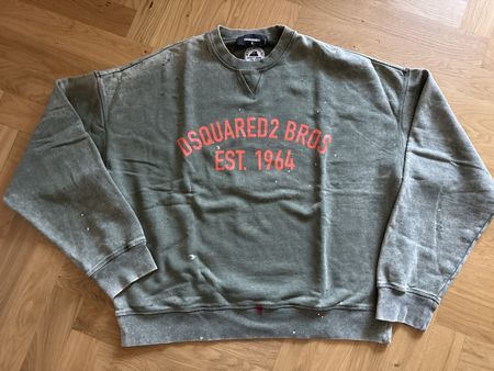 Dsquared2 Crewneck Sweatshirt "Bros Est. 1964" XL New.