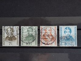 BRD 1956 Mi.Nr. 222 - 225 Helfer der Menschheit (VI).