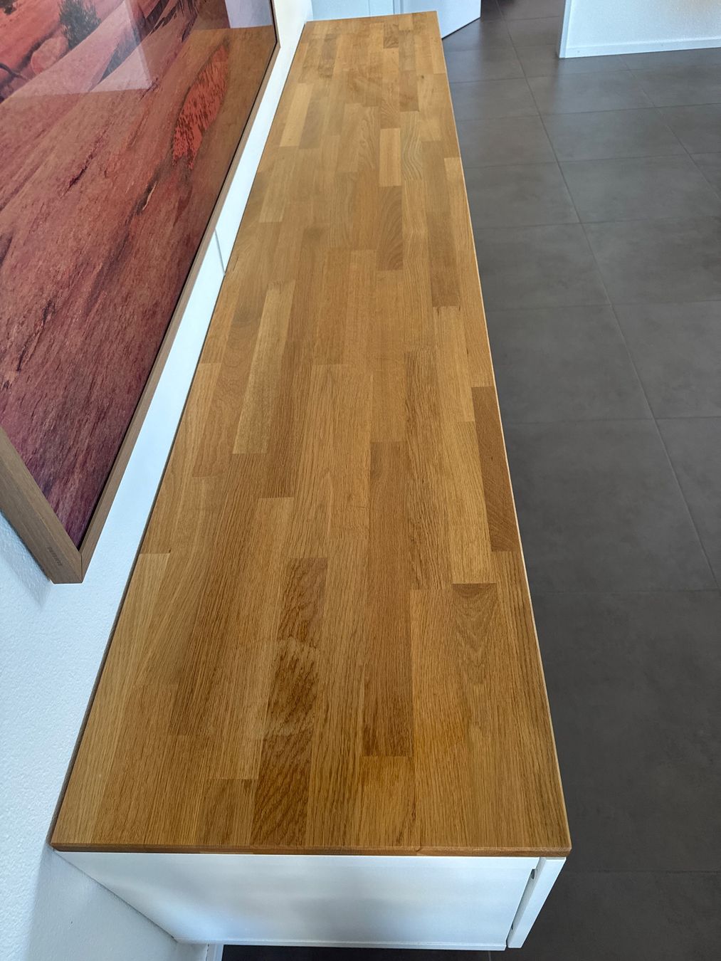 Mobili TV: Sideboard mit Echtholz-Eichenplatte und Philips-Hue-Licht – Usato da Zofingen venduto da reevb 2