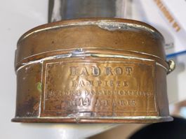 Lampe Hadrot N°14 Paris -  en cuivre