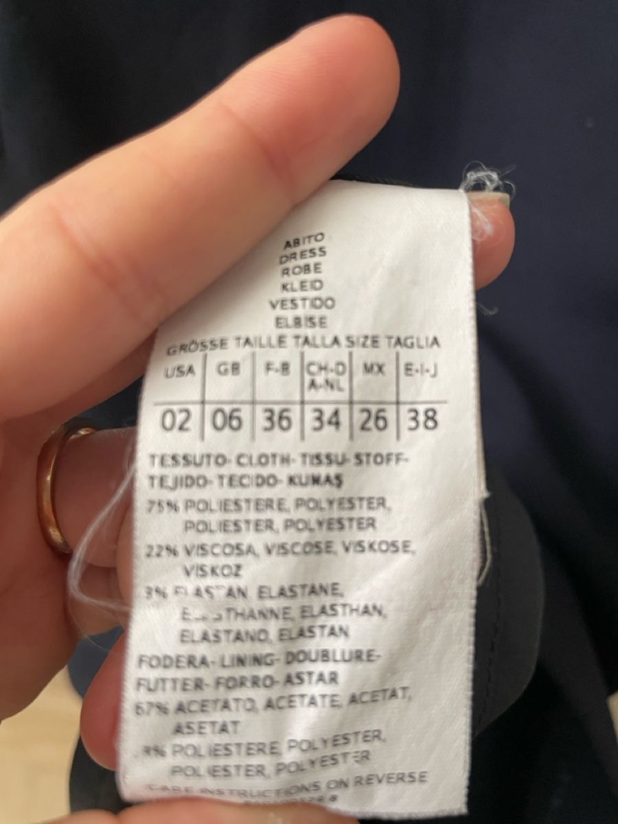 Max Mara Vestiti: Max&Co Kleid, Gr. 36, Dunkelblau Designer Elegant – Usato da Itingen venduto da Granini_93 3
