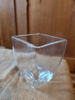 schwere Design Klassiker Glas Vase 16cm