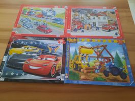 Set 10 Stk. / Puzzle für Kinder + 3 Jahre, div. Motive
