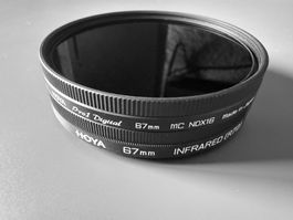 Hoya – Filtres ND4, ND16, ND64, R72 – 67 mm