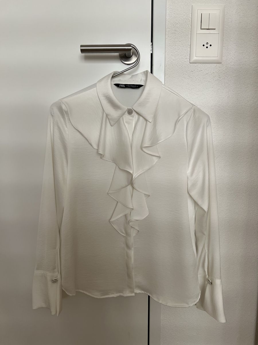 Zara Camicette: Zara-Satinbluse – Usato da Dietikon venduto da Mischi2167