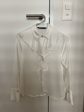 Zara-Satinbluse