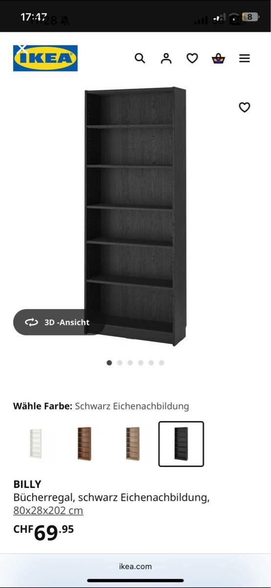 Regale: Ikea Billy Regal – Neu (gemäss Beschreibung) aus Basel von robinho15