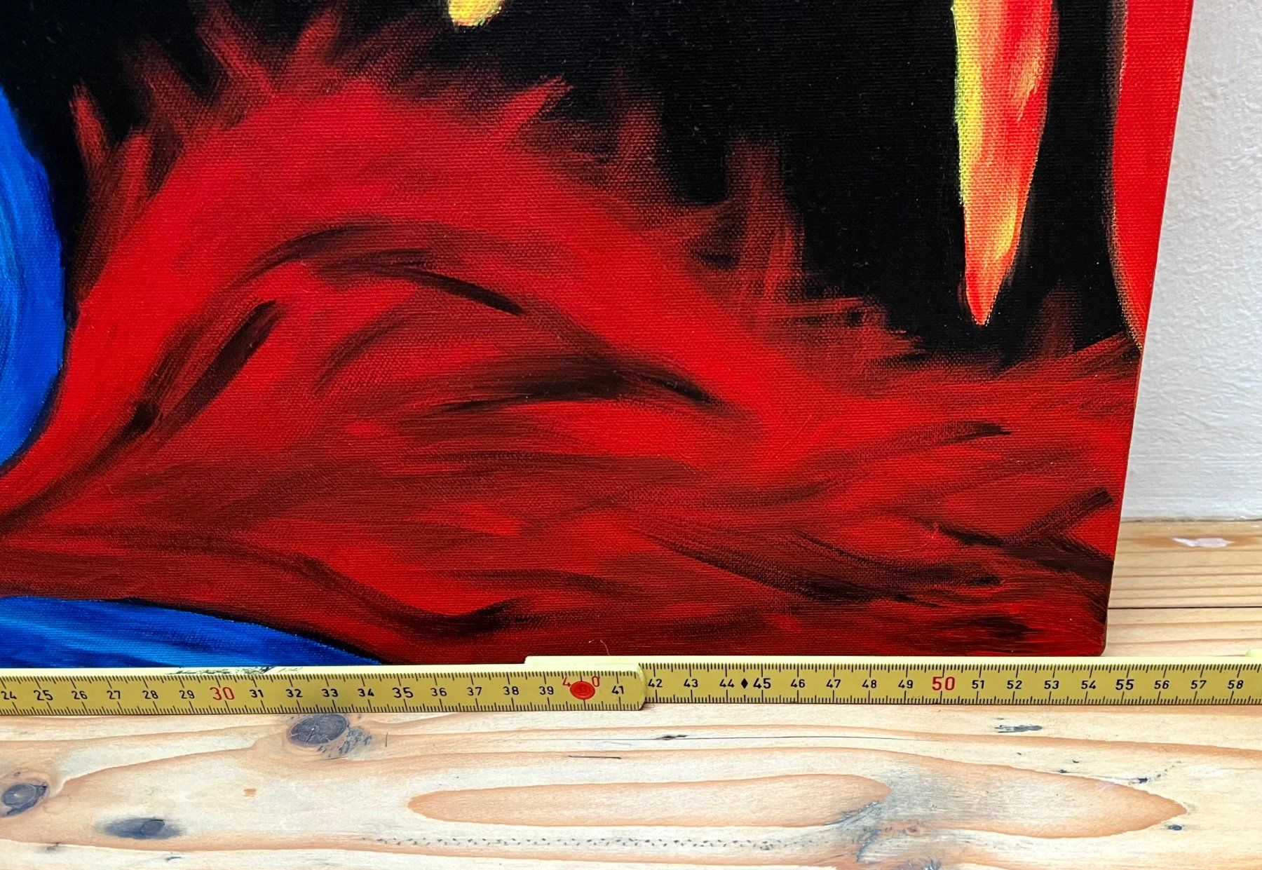 Dipinti: Bild "Elemente" Acrylfarbe 55x45 – Usato da Muttenz venduto da Hilzestei 1