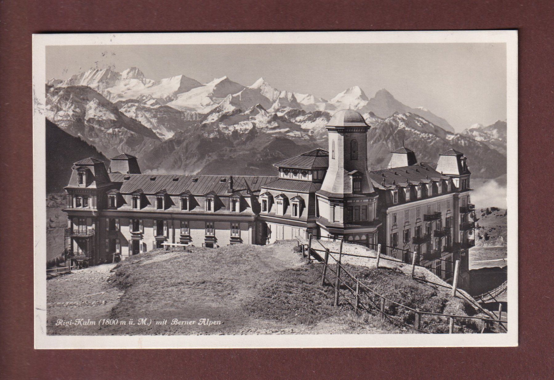 Cartes postales: RIGI-KULM - Berner Alpen - 1935 – D'occasion à Pully par nicecards-shop