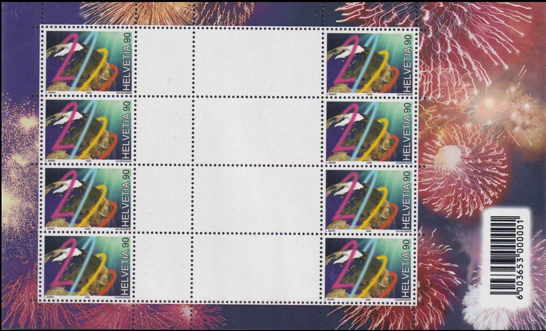 Tutti i francobolli: 2000 Nr. OS80C Millennium-Bogen leer postfrisch – Usato da Dagmersellen venduto da wyss1982