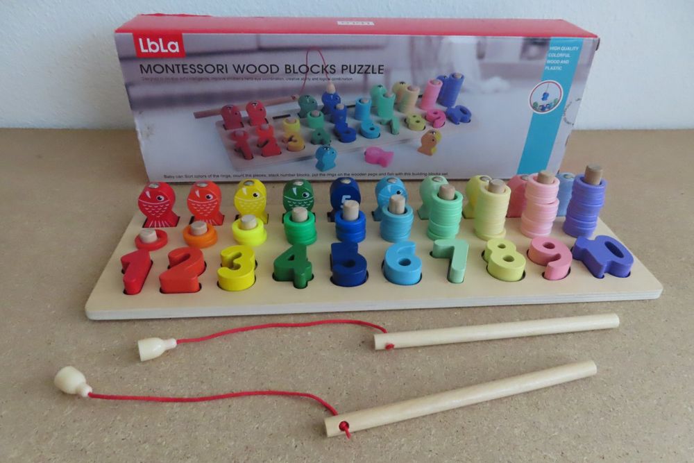 Weihnachtliche Holzpuzzles Für Kinder Ab 2 Jahre – 4-teiliges Set Mit Weihnachtsmann, Baum, Schneemann & Rentier