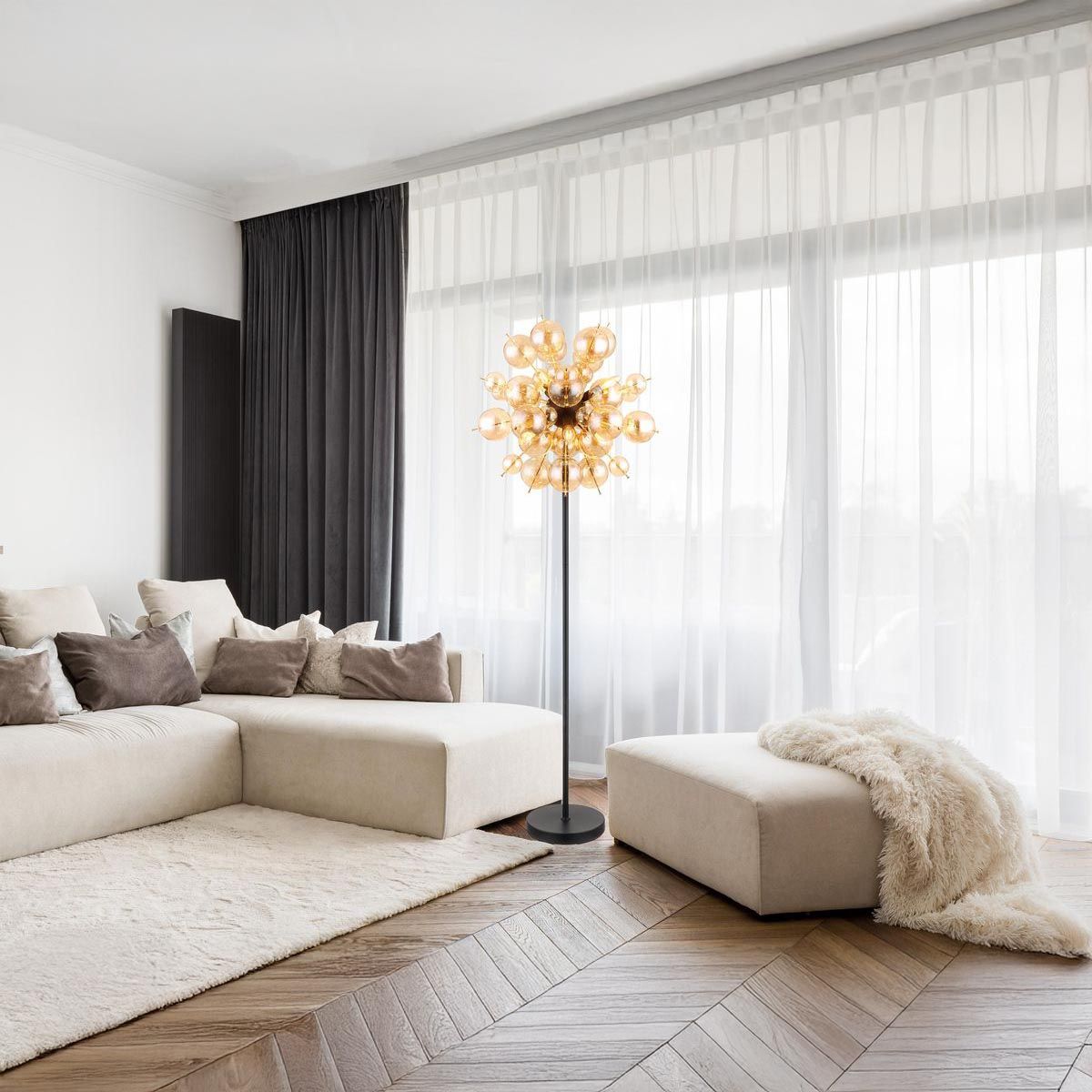 Lampade: Stehleuchte, Glas, Kugeln, 155 cm Höhe – Nuovo (secondo la descrizione) da Kreuzlingen venduto da Smart-Light 1