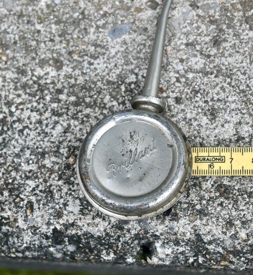 Altri elettrodomestici e apparecchi d’epoca: ANTIKES Brillant ÖLPINTLI blechdose – Usato da Pfaffhausen venduto da mono_rec 1