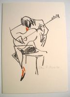 Peter STREIT 1968, kleine Lithografie
