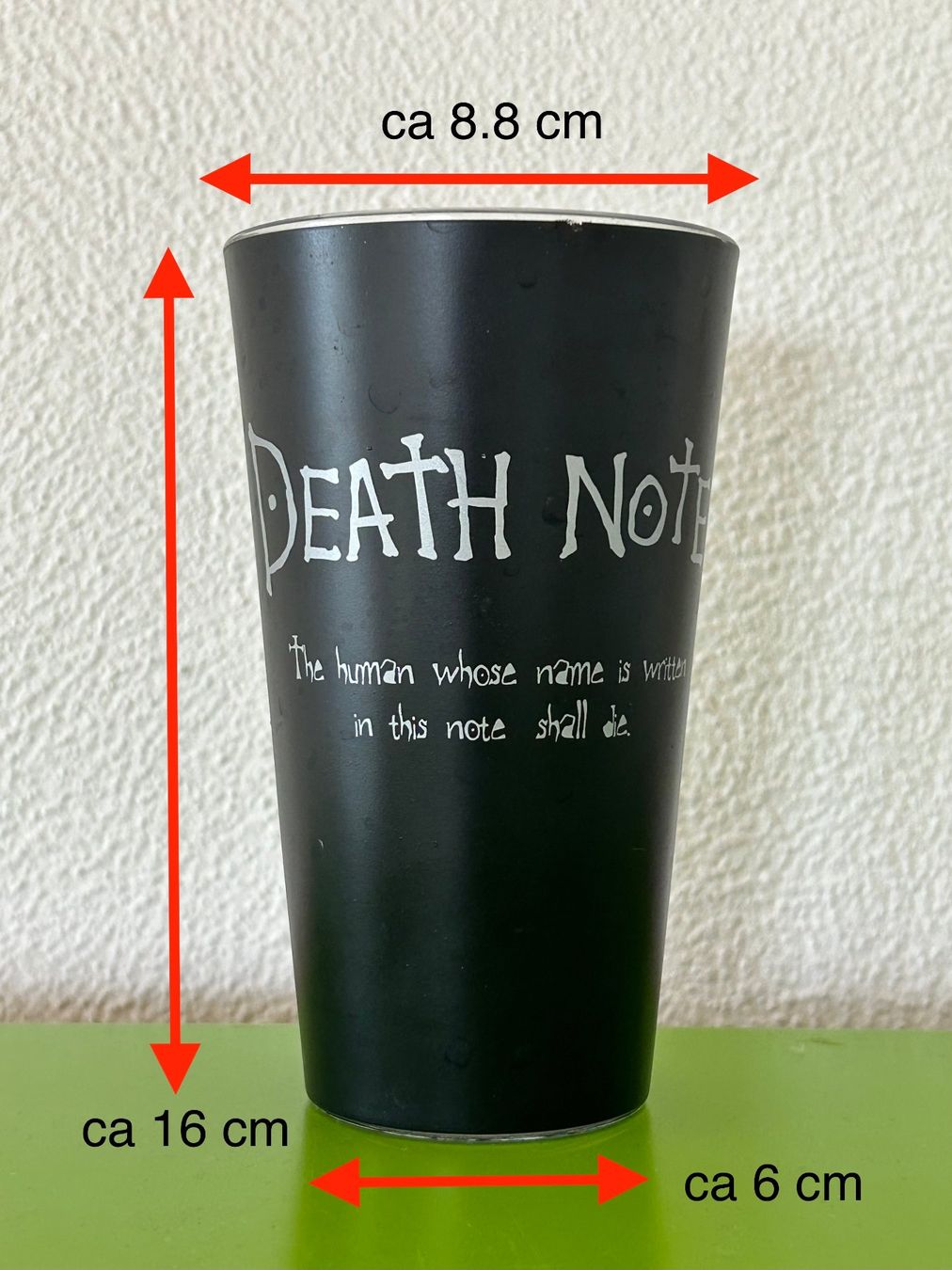 Bicchieri: DEATH NOTE / Glas (48cl) – Usato da Dietlikon venduto da Mankai 8