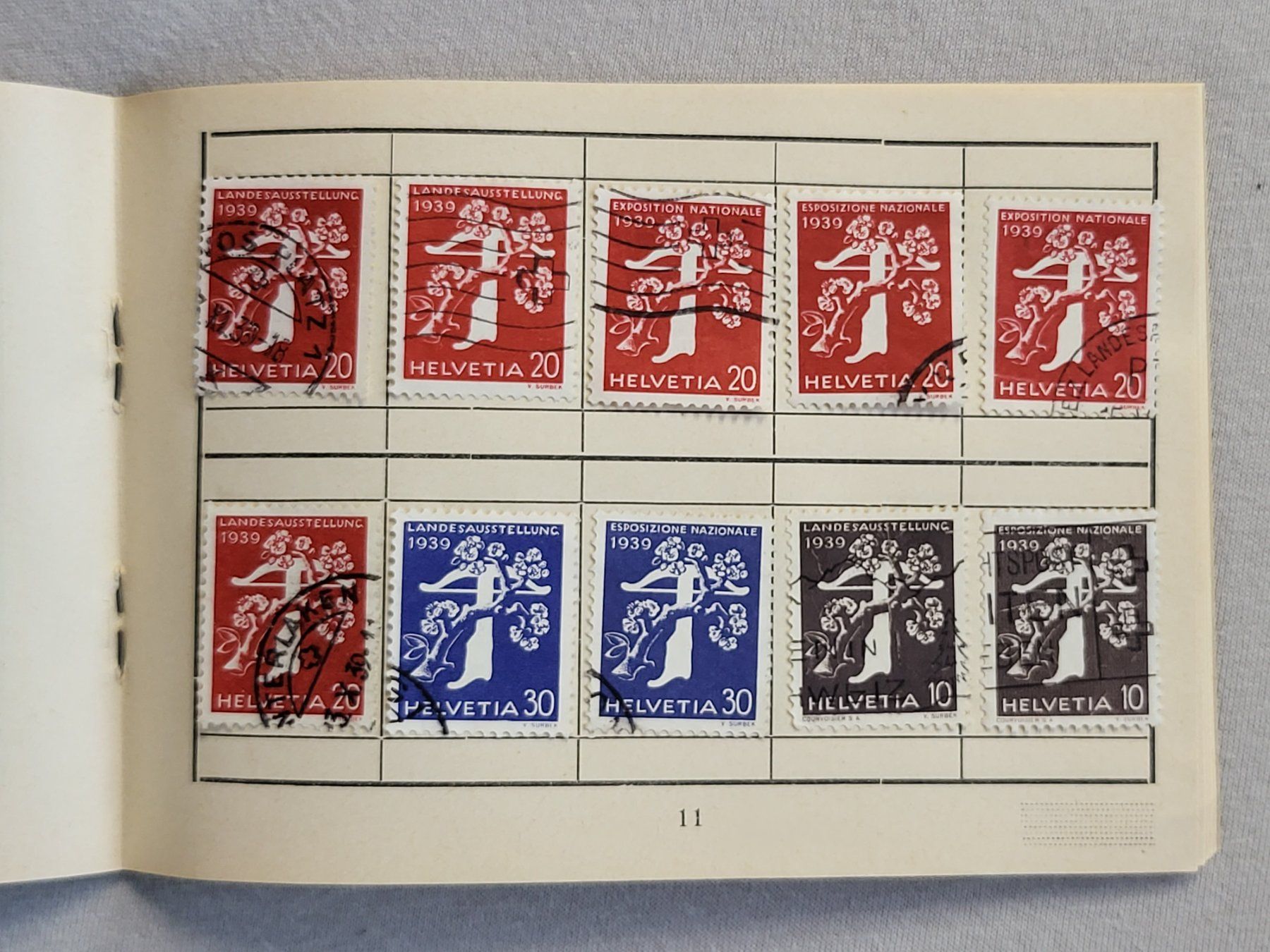 Alle Briefmarken: (569) Altes kleines Briefmarkenheft ab ca. 1930 – Gebraucht aus Schwarzhäusern von Inot3 8