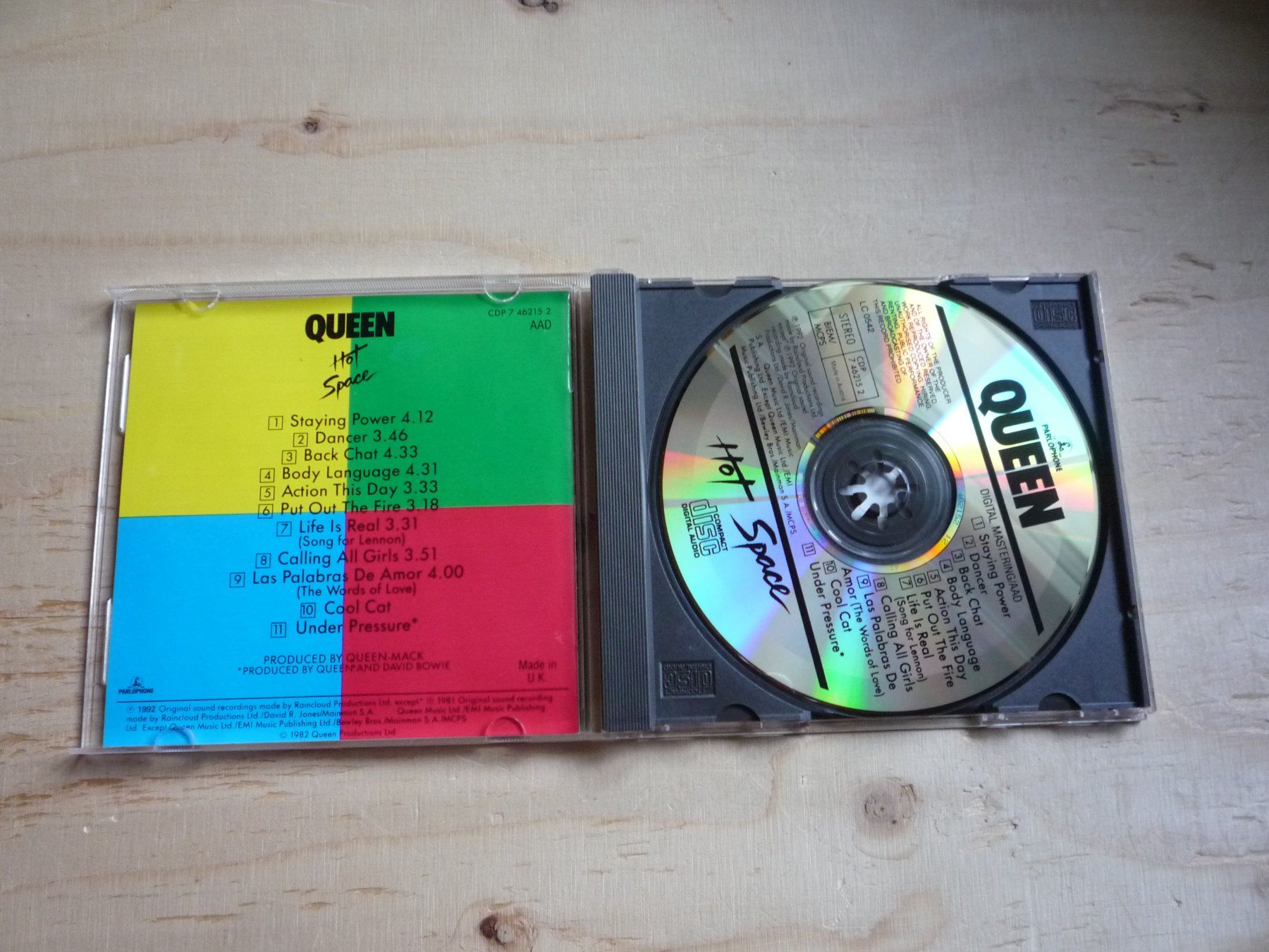CDs: Queen/Hot Space – Gebraucht aus Rieden SG von Gant24 1