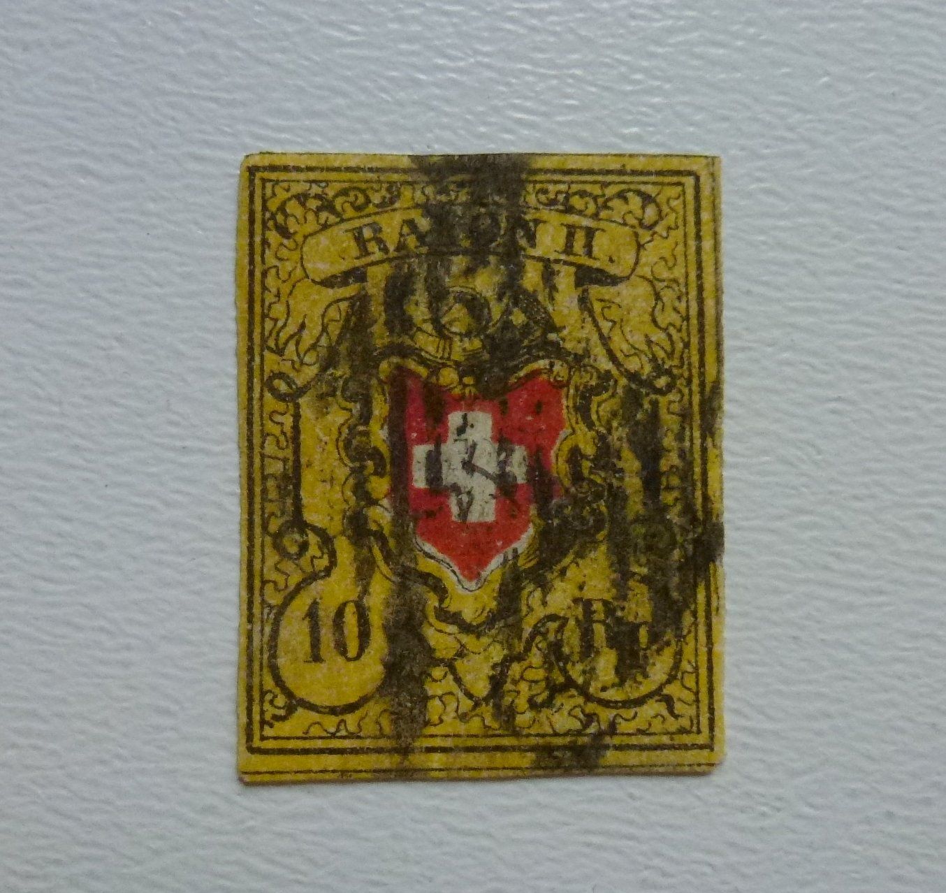 Tutti i francobolli: 1850 - Rayon II - Typ 10 - Stein D-RU mit Befund – Usato da Walkringen venduto da Casablanca777