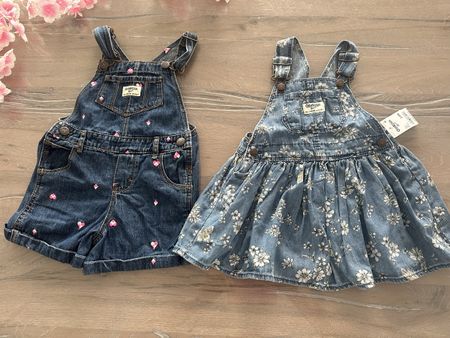 OshKosh Latzkleid und Latzhose Grösse 92/98 Kleid m.Etiket