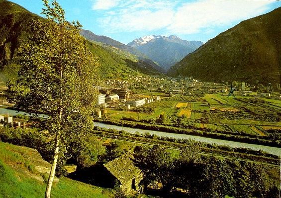 Cartoline postali: VISP gegen die Mischabelgruppe – Nuovo (secondo la descrizione) da Jona venduto da philajona