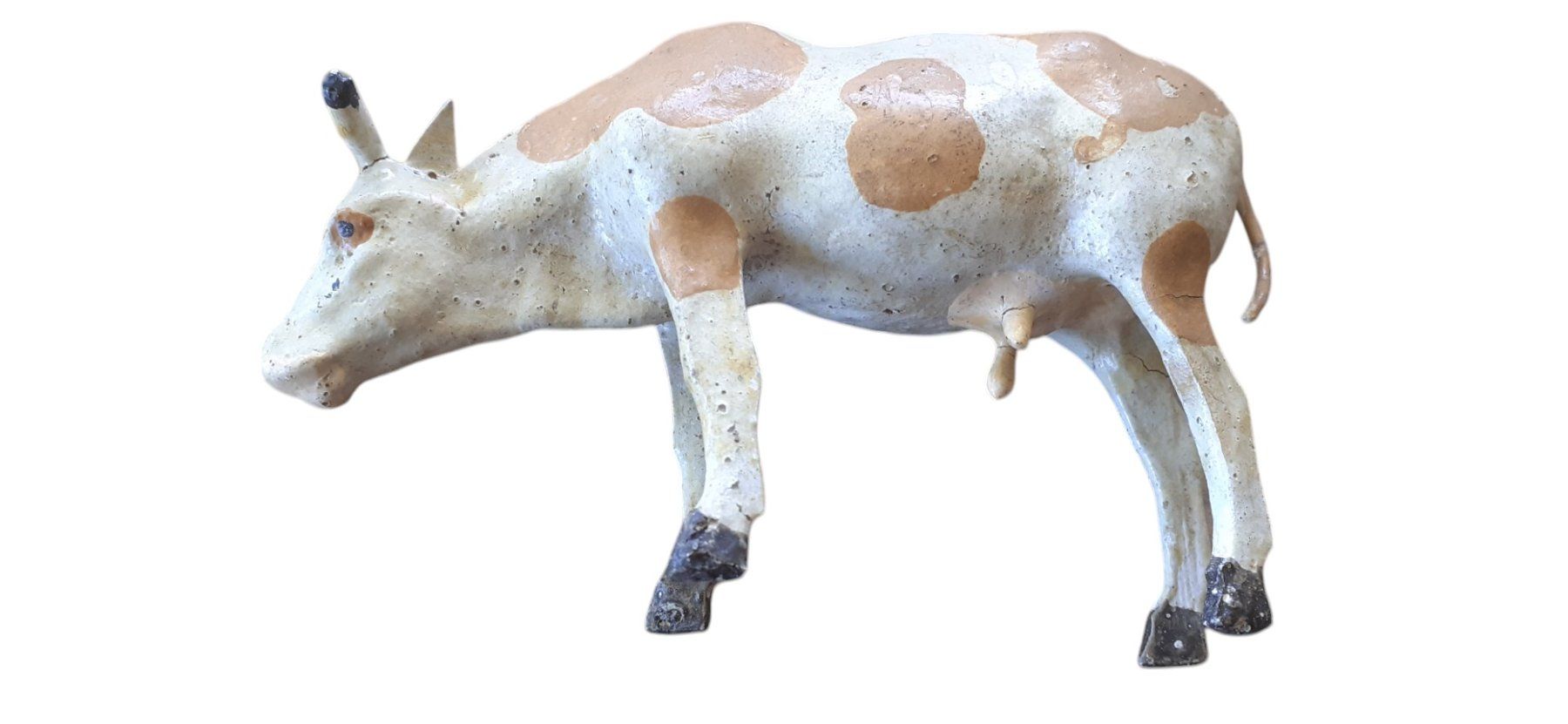 Figuren: Tierfigur Krippenfigur antik - Kuh Nr.1 – Gebraucht aus Mörschwil von wunderkiste44 2