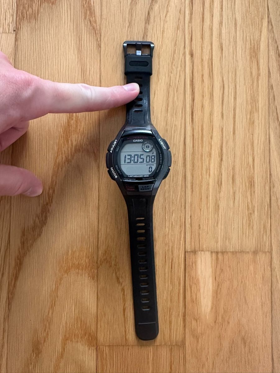 Casio Orologi: Casio WS-2000H digital watch black good condition – Usato da Aarau Rohr venduto da mic_d6nr 1