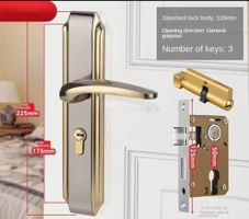 Serrure de sécurité  porte intérieure de maison,  avec clés