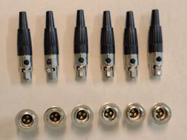 XLR Mini Stecker / Buchse