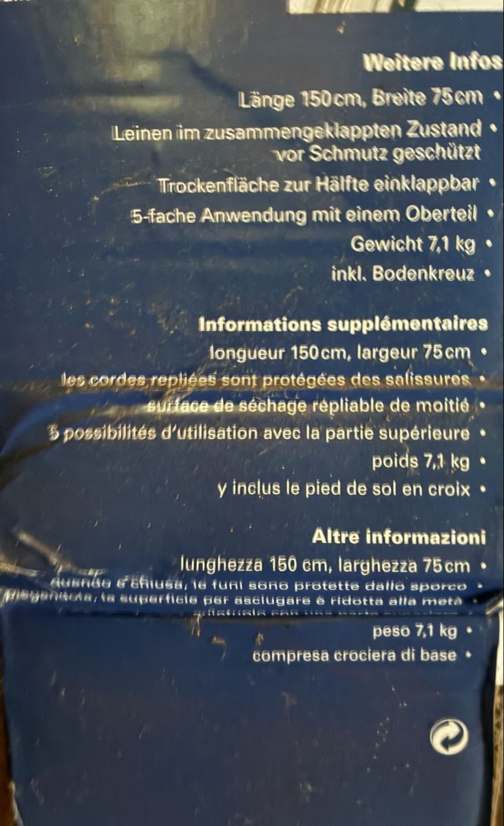 Stewi Libelle Wäschetrockner 20m neu in Originalverpackung (Neuf avec ...