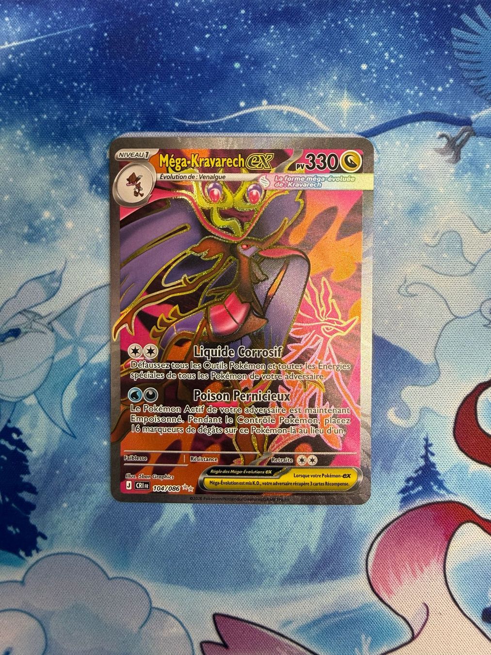 Pokémon Carte collezionabili: Méga-Kravarech FA - CRI 104 FR – Nuovo (secondo la descrizione) da Courgenay venduto da ScamBoxOff