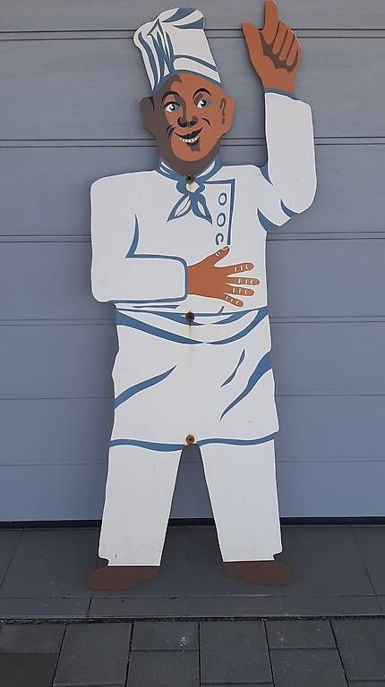 Statuette: Koch Tafel Küchenchef – Usato da Ricken SG venduto da Bobo66 1